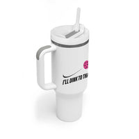 Pickleball Gifts For Women Tumbler With Handle Dink Responsibly Pickle Ball Lovers Player Coach