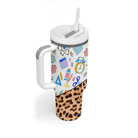 Teacher Tumbler With Handle Teaching Is A Work of Heart Teachers Day Appreciation Gifts