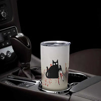 Halloween Cat Lover Gift Tumbler Cup I'll Put You In The Trunk And Help People Look For You Don't Test Me - Wonder Print Shop