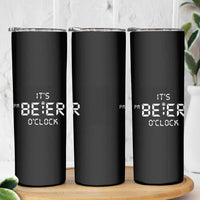 Funny Beer Skinny Tumbler It's Beer O'Clock - Wonder Print Shop