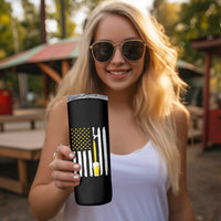 Gifts For Dad Father's Day Skinny Tumbler Vintage Bear Deer Funny Beer Lovers American Flag - Wonder Print Shop