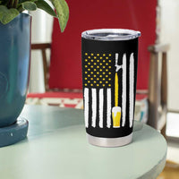 Gifts For Dad Father's Day Tumbler Cup Vintage Bear Deer Funny Beer Lovers American Flag - Wonder Print Shop
