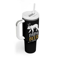 Gifts For Dad Father's Day Tumbler With Handle Vintage Bear Deer Funny Beer Lovers American Flag - Wonder Print Shop