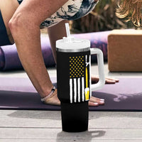 Gifts For Dad Father's Day Tumbler With Handle Vintage Bear Deer Funny Beer Lovers American Flag - Wonder Print Shop