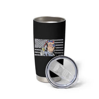 Funny Drinking Franklin' Tumbler Cup I Only Drink Beer 3 Days A Week Humorous Drinker Lovers US Flag - Wonder Print Shop