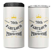 70th Birthday Gift 4 in 1 Can Cooler Tumbler Turning 70 Gifts for Grandma Mom 1954 Mug - Wonder Print Shop