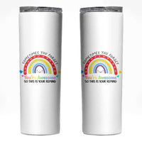 Birthday Gifts for Women Skinny Tumbler Sometimes You Forget Your Awesome Inspirational Gifts