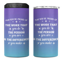 Thank You Gifts For Women 4 in 1 Can Cooler Tumbler May You Be Proud Of The Work You Do Thanks Retirement Goodbye Farewell Gift