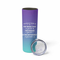 Thank You Gifts For Women Skinny Tumbler May You Be Proud Of The Work You Do Thanks Retirement Goodbye Farewell Gift