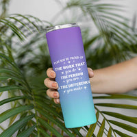 Thank You Gifts For Women Skinny Tumbler May You Be Proud Of The Work You Do Thanks Retirement Goodbye Farewell Gift