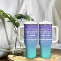 Thank You Gifts For Women Tumbler With Handle May You Be Proud Of The Work You Do Thanks Retirement Goodbye Farewell Gift