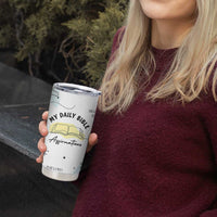 Daily Bible Affirmations Tumbler Cup Christian Mental Health Encouraging Gift