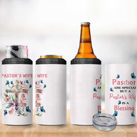 Pastor Wife Appreciation Gifts 4 in 1 Can Cooler Tumbler Pastors Wives Gifts Christian Flower Cross