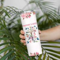 Pastor Wife Appreciation Gifts Skinny Tumbler Pastors Wives Gifts Christian Flower Cross