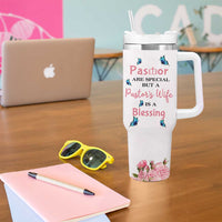 Pastor Wife Appreciation Gifts Tumbler With Handle Pastors Wives Gifts Christian Flower Cross