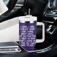 Funny Birthday Gifts For Women Tumbler With Handle I Came I Saw I Forgot Funny Senior Citizen Old People