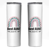 Auntie Skinny Tumbler Best Aunt Ever - Wonder Print Shop