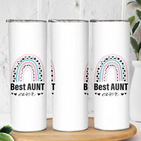 Auntie Skinny Tumbler Best Aunt Ever - Wonder Print Shop