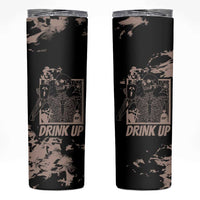 Skeleton Coffee Skinny Tumbler Skull Skeleton Halloween Coffee Lover - Wonder Print Shop