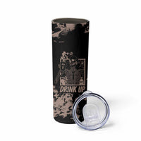 Skeleton Coffee Skinny Tumbler Skull Skeleton Halloween Coffee Lover - Wonder Print Shop