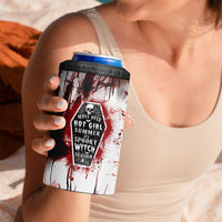 Horror Halloween 4 in 1 Can Cooler Tumbler Move Over Hot Girl Summer It's Spooky Bitch Season - Wonder Print Shop