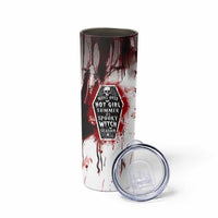 Horror Halloween Skinny Tumbler Move Over Hot Girl Summer It's Spooky Bitch Season - Wonder Print Shop