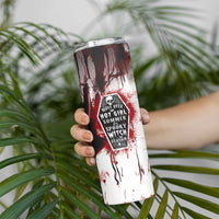 Horror Halloween Skinny Tumbler Move Over Hot Girl Summer It's Spooky Bitch Season - Wonder Print Shop