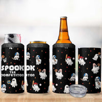 Halloween Spooky Sport Ghost 4 in 1 Can Cooler Tumbler - Wonder Print Shop