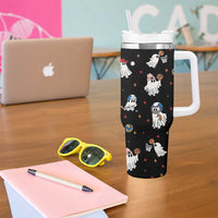 Halloween Spooky Sport Ghost Tumbler With Handle - Wonder Print Shop