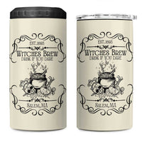 Witches Brew Coffee Co Iced Coffee Cup 4 in 1 Can Cooler Tumbler Funny Witchy Vibes Spooky Decorations - Wonder Print Shop