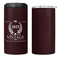 Retirement Gifts for Men 4 in 1 Can Cooler Tumbler The Legend Has Retired 2025