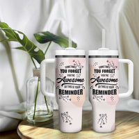 Inspirational Gifts for Her Tumbler With Handle Sometimes You Forget You're Awesome - Wonder Print Shop