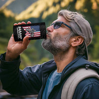 Braap Motocross Dirt Bike 4 in 1 Can Cooler Tumbler Braaap Vintage USA American Flag Vintage Bikers Club