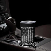 Veterans For Harris Walz 2024 Election Tumbler Cup American Flag Eagle Uncle Grandpa Dad Gifts - Wonder Print Shop