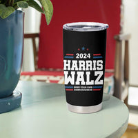 Harris Walz 2024 Election Tumbler Cup Mind Your Own Damn Business - Wonder Print Shop