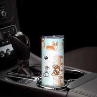 Corgi Dog Mom Skinny Tumbler Funny Dog Lover Mothers Day Gifts