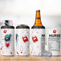 Nurse Gifts for Women 4 in 1 Can Cooler Tumbler Nutrition Facts Rn Lpn Practitioner Nursing School Graduation Gifts
