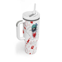 Nurse Gifts for Women Tumbler With Handle Nutrition Facts Rn Lpn Practitioner Nursing School Graduation Gifts