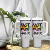 Not Paint Water Artist Gifts Tumbler With Handle Painter Art Teacher Appreciation Gifts Work Colleague