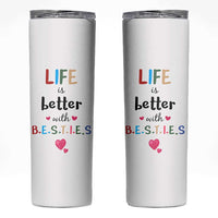 Bestie Gifts Skinny Tumbler Best Friends Friendships BFF Gift