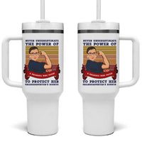 Ruth Bader Ginsburg RBG Tumbler With Handle Never Underestimate The Power Of A Grandma Who Votes Feminist Gifts Women - Wonder Print Shop