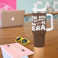 Football Mom Tumbler With Handle Game Day Football Season For Moms - Wonder Print Shop