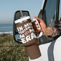 Football Mom Tumbler With Handle Game Day Football Season For Moms - Wonder Print Shop
