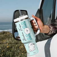 Bichon Frise Dog Mom Tumbler With Handle Mothers Day Gift For Dog Lovers Owners Women
