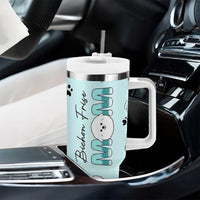 Bichon Frise Dog Mom Tumbler With Handle Mothers Day Gift For Dog Lovers Owners Women