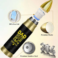 Fathers Day Dad Bullet Tumbler from Daughter Son Wife for Papa Stepdad Galaxy