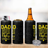 Fathers Day Dad 4 in 1 Can Cooler Tumbler from Daughter Son Wife for Papa Stepdad Galaxy