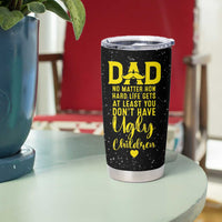 Fathers Day Dad Tumbler Cup from Daughter Son Wife for Papa Stepdad Galaxy