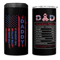 Christmas Gifts for Dad 4 in 1 Can Cooler Tumbler Daddy The Man The Myth The Legend - Wonder Print Shop