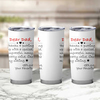 Funny Dad Gifts from Daughter Son Tumbler Cup Gift From Favorite Child